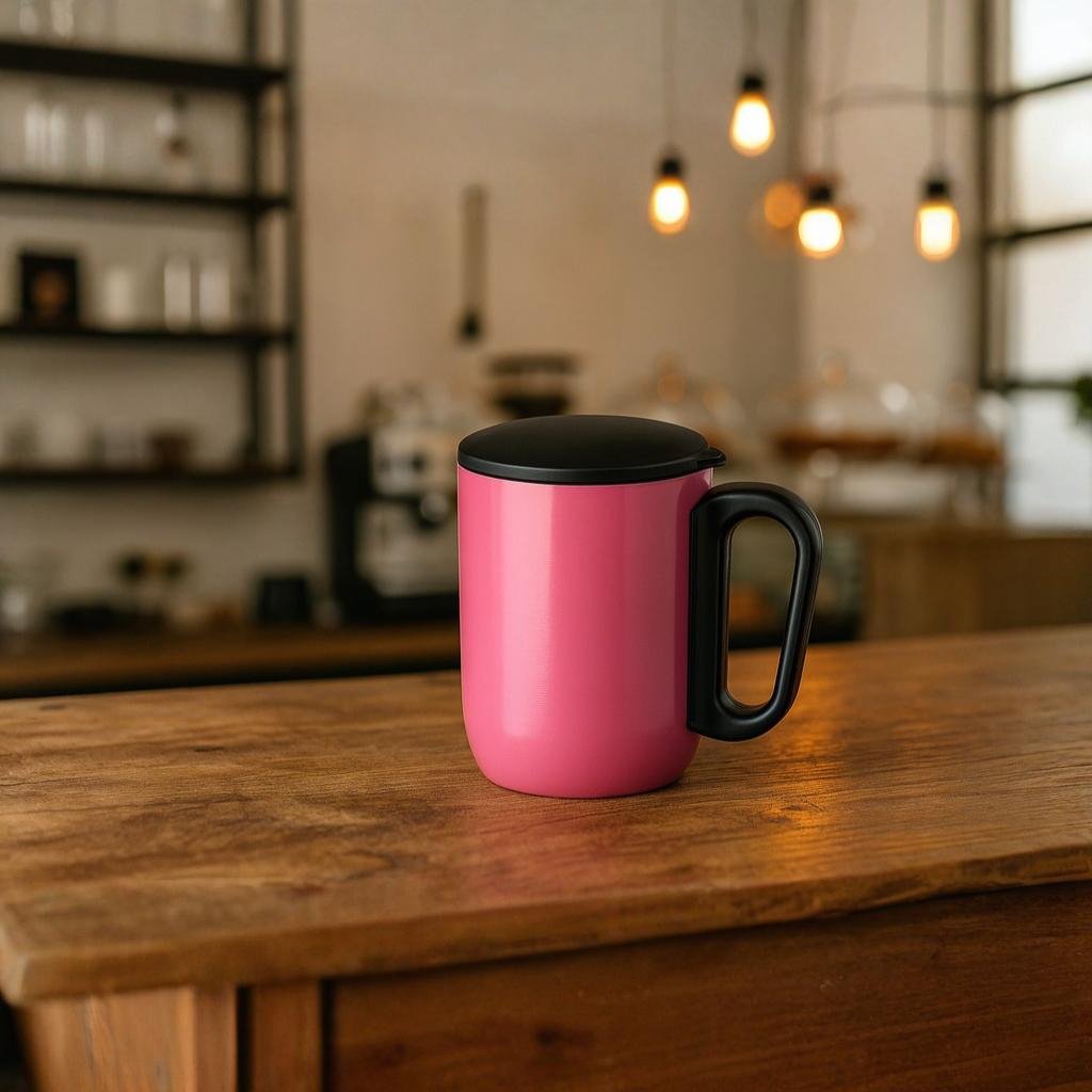 Caneca Inox Isotérmica com tampa 230ml