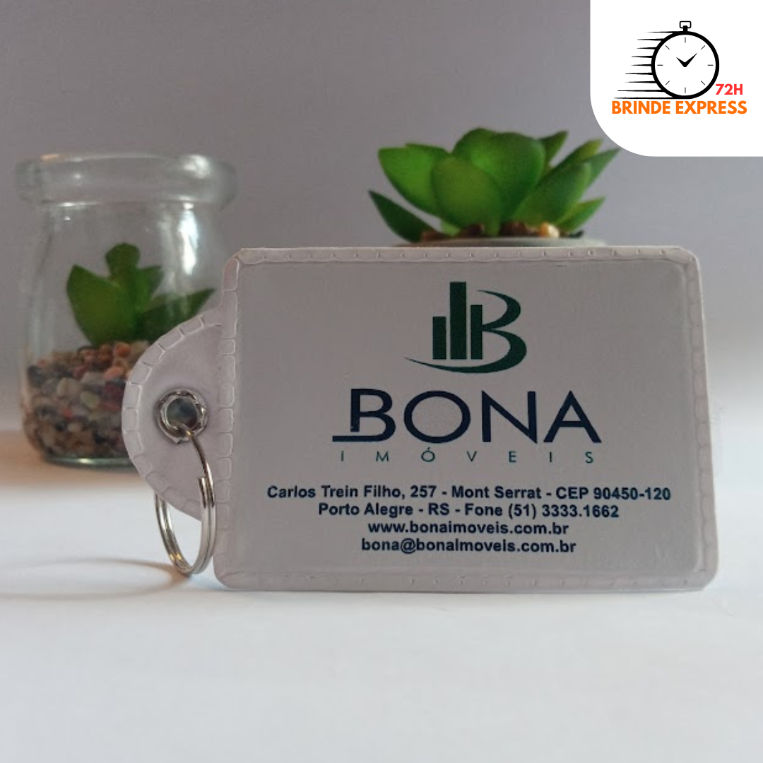 Chaveiro Imobiliário PVC
