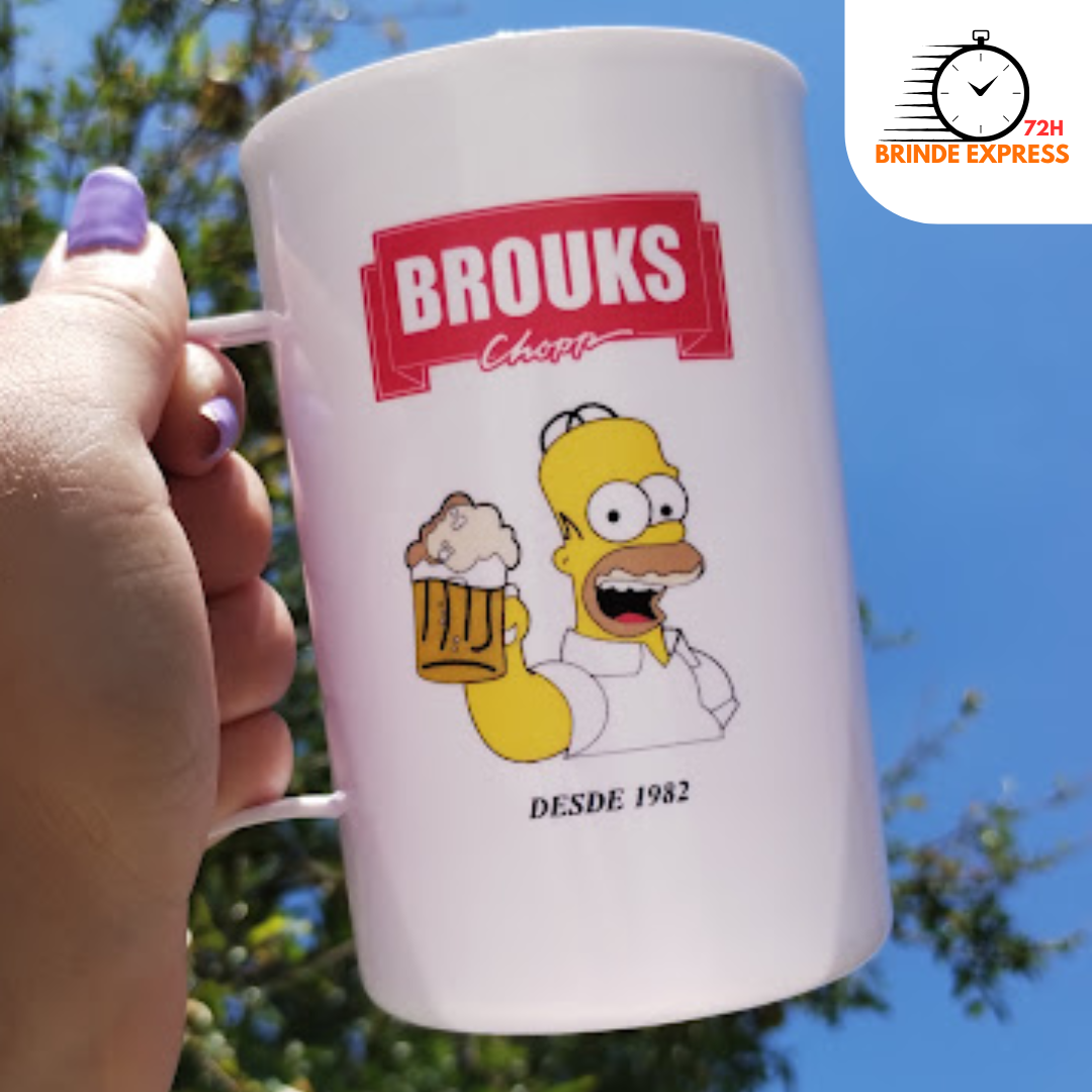 Caneca de Chopp Acrílica 500ml